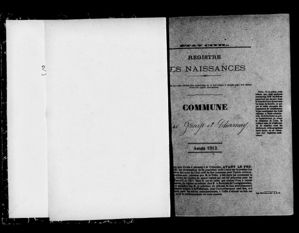 Naissances 1913-1922, décès 1913-1922, mariages 1913-1922, publications de mariage 1913-1922