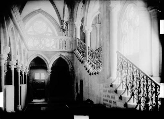 Ecole ménagère. Dijon. Les escaliers