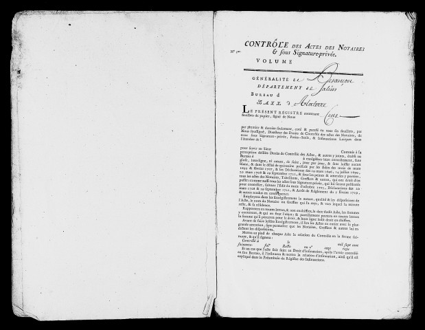 Registre du 28 septembre 1771 au 15 juin 1772