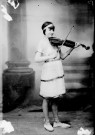 Jeune Fille jouant du violon