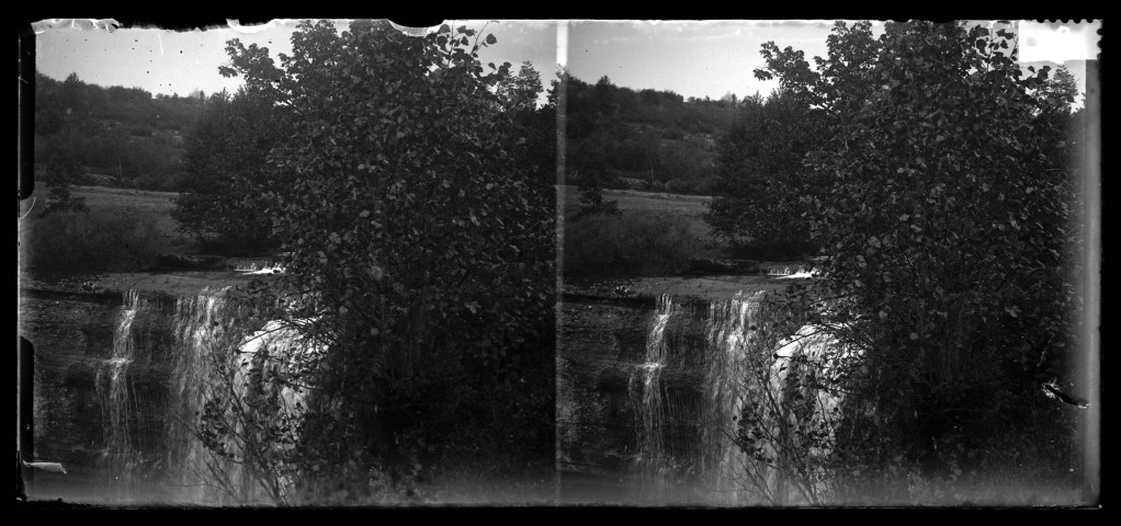 Cascades du Hérisson, le Saut de la forge près de Bonlieu, deuxième cascade après le Saut Girard.