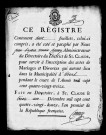 Série communale : mariages 1793-an II.