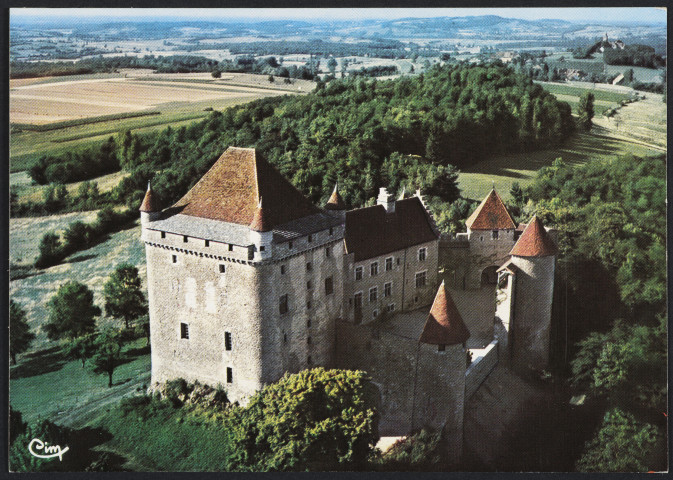 Les Beaux sites du Jura - Le château du Pin, Magnifique édifice construit par Jean de Chalon. L'antique, rebâti au XVe s. et restauré de nos jours