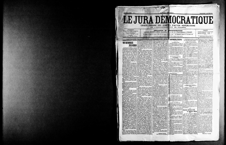 Le Jura démocratique (1912)