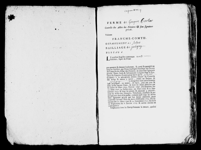 Registre du 16 janvier au 29 juin 1734