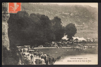 Environs d’Orgelet – Champ de foire de la Tour-du-Meix (Cliché Tournier) (1912)