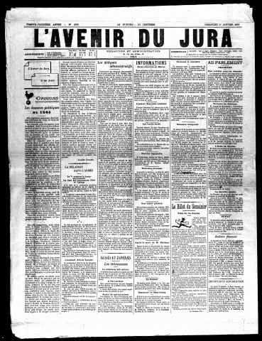 L'Avenir du Jura (1905)