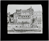 Reproduction d'une vue du château d'Amboise.