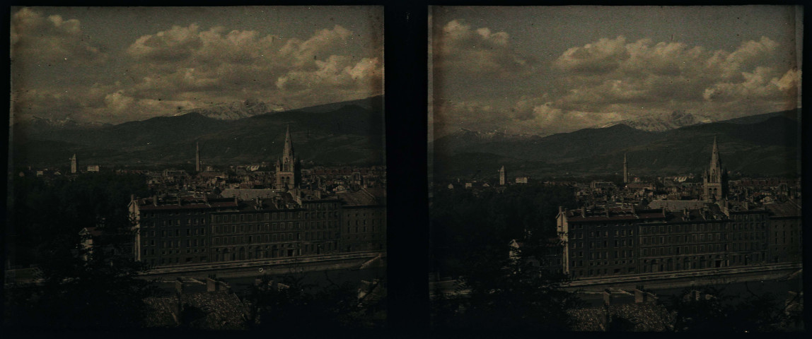 Grenoble, vu du fort Rabot.