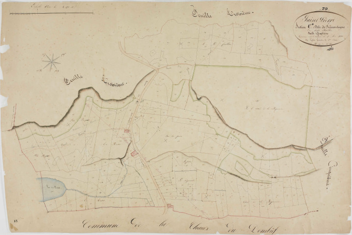 Saint-Pierre, section C, Trémontagne, feuille 4.