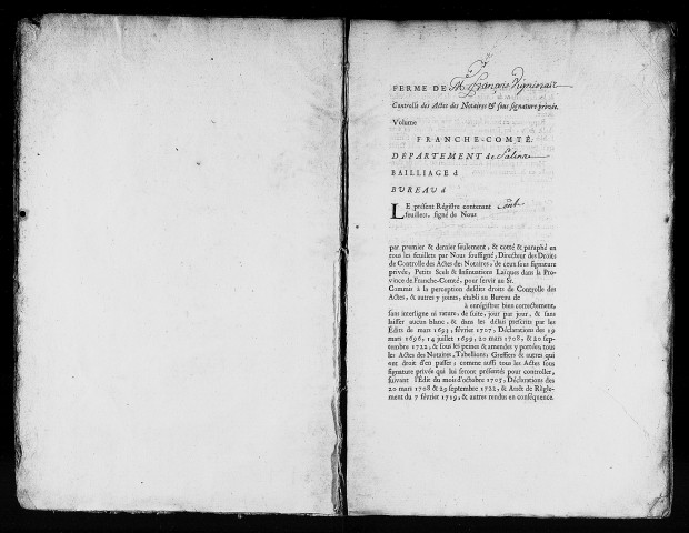 Registre du 18 juin 1756 au 27 décembre 1757
