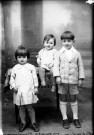 Trois enfants Blondeau Fromager. Froidefontaine
