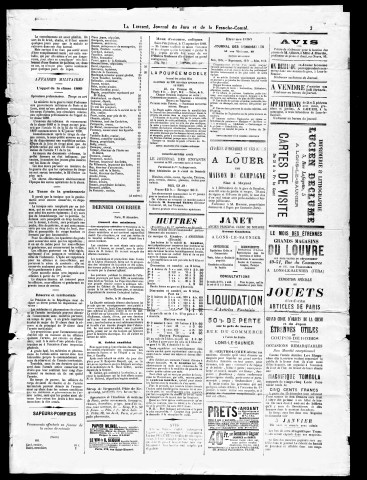 La Liberté du Jura et de la Franche-Comté. 1er semestre 1890.