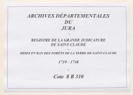 Actes du 19 octobre 1719 au 11 mars 1738.