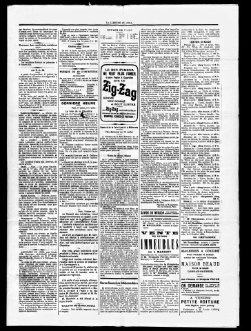 La Liberté du Jura et de la Franche-Comté. 2ème semestre 1908.