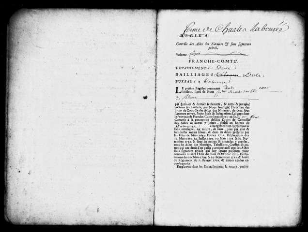 Registre du 14 mars 1728 au 16 mars 1730