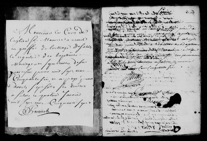 Série communale : baptêmes, mariages et sépultures, 3 janvier - 27 décembre 1756, 1er janvier - 29 décembre 1757, 6 janvier - 31 décembre 1758, 2 janvier - 22 décembre 1759, 1er janvier - 31 décembre 1760, 7 janvier - 31 décembre 1761, 1er janvier - 29 décembre 1762, 6 janvier - 30 décembre 1763.