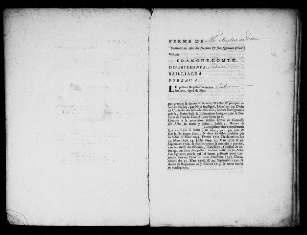 Registre du 23 octobre 1748 au 31 août 1749
