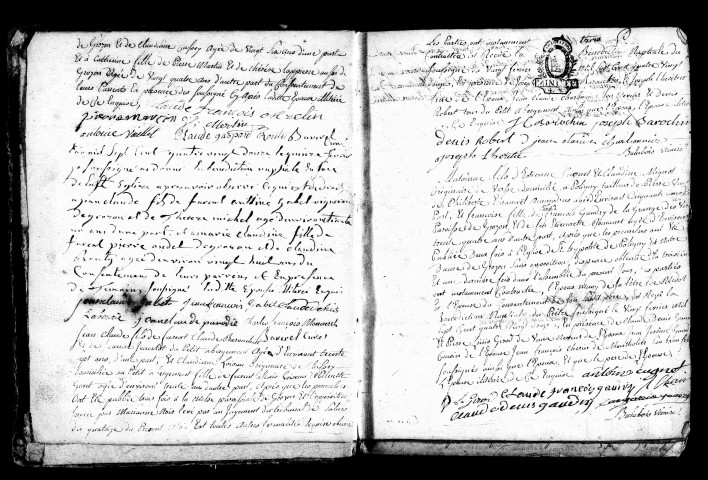 Baptêmes, mariages, sépultures 1792. Naissances, mariages, décès 1793-1802. Tables décennales.