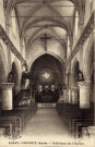 Chissey-sur-Loue (Jura). 20267. L'intérieur de l'église. Besançon.