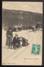 9658 - Sport d’hiver à la Faucille (Phototypie Co., Neuchâtel) (1908)