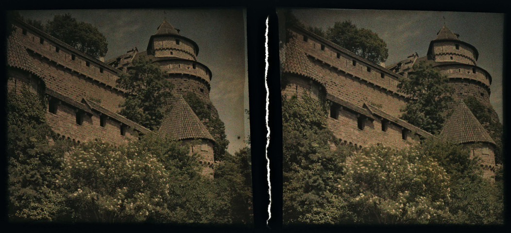 Château du Haut-Koenigsbourg, extérieur.