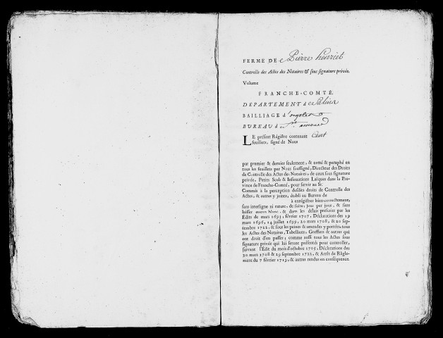 Registre du 7 septembre 1757 au 19 juillet 1758