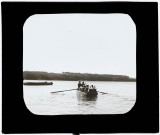 Reproduction d'une vue d'une barque dans l'embouchure de l'Odet.