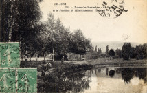 Lons-le-Saunier (Jura). 1761. Le petit Lac et le pavillon de l'établissement Thermal. Paris, B.F.