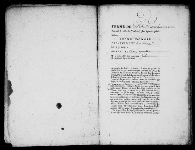 Registre du 11 juin 1758 au 22 janvier 1760