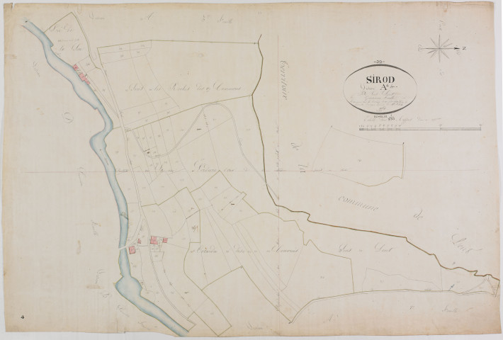 Sirod, section A, Vers Lent, feuille 4.