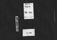 Sépultures, 1764-1769.