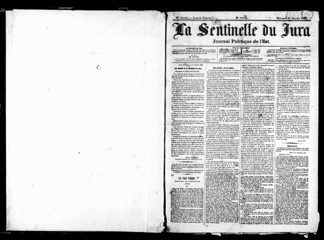 La Sentinelle du Jura.