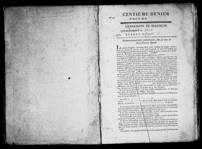 centième denier (20 février 1786-20 mai 1794)