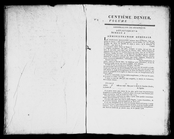 Registre du centième denier (11 mai 1787 - 21 mars 1792)