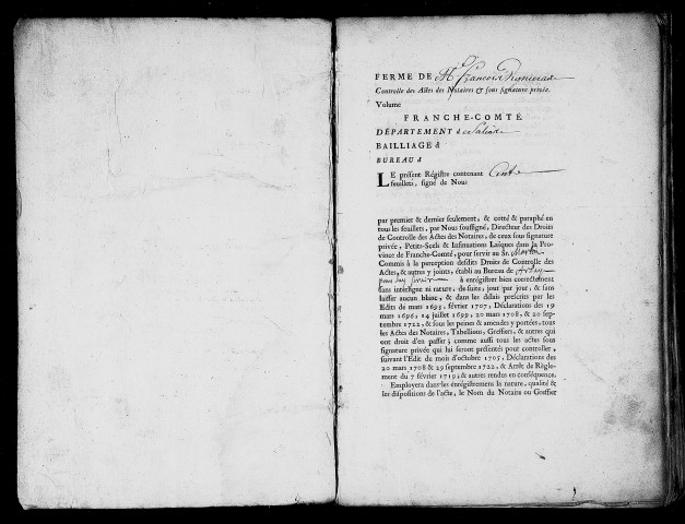 Registre du 26 mars 1755 au 24 février 1757