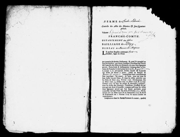Registre du 31 mai 1732 au 28 août 1734