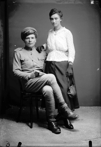 Militaire canadien avec sa femme