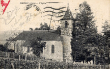 Bréry (Jura). L'église.