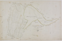 Chapelle-sur-Furieuse (La), section B, Chaton, feuille 1.[1811]