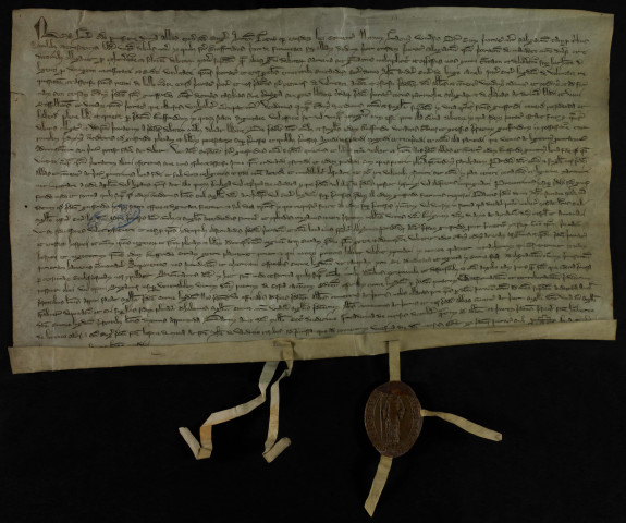 Accensement de dîmes, tâches et terrages du prieuré de Salaise.