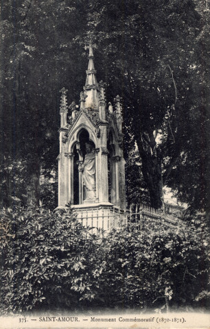 Saint-Amour (Jura). Monument commémoratif - 1870-1871.