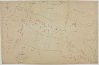 Aumur, section B, le Village, feuille 2.géomètre : Billet