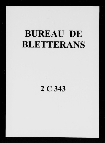 Registre du 25 mai 1764 au 28 octobre 1765