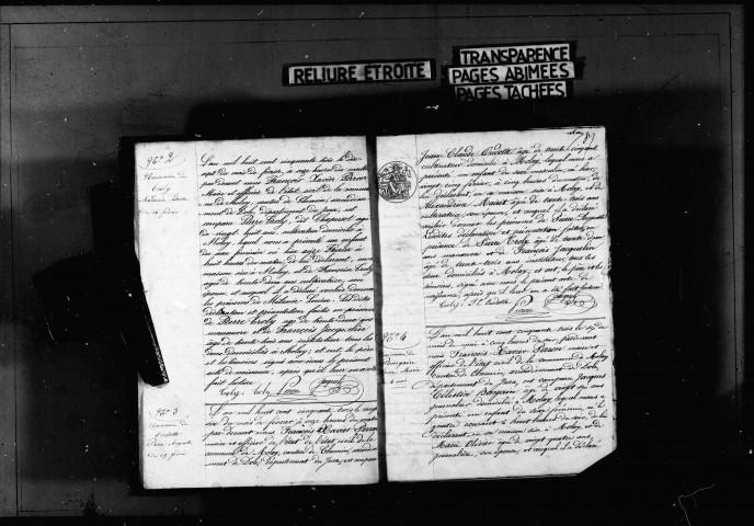 Naissances, mariages, décès, publications de mariage.