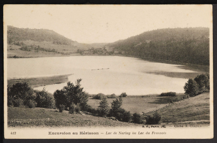 412 Excursion au Hérisson – Lac de Narlay ou lac du Frasnois (Berthaud Frères, Paris) (ClichéR.Chapuis)