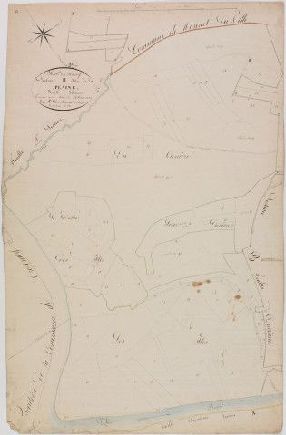 Pont-du-Navoy, section B, la Plaine, feuille 1.