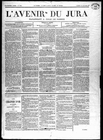 L'Avenir du Jura (1886-1897)