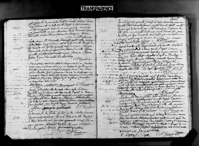 Baptêmes, mariages, sépultures 30 novembre 1749-21 mai 1751