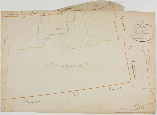 Morez, section unique, feuille 5.géomètre : Tabey